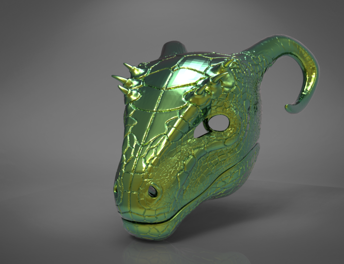 Dragon Helmet - Skyrim — 3D printable STL model
