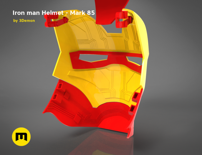 Iron Man Helmet Mark 85 3demon 3d Print Models Download