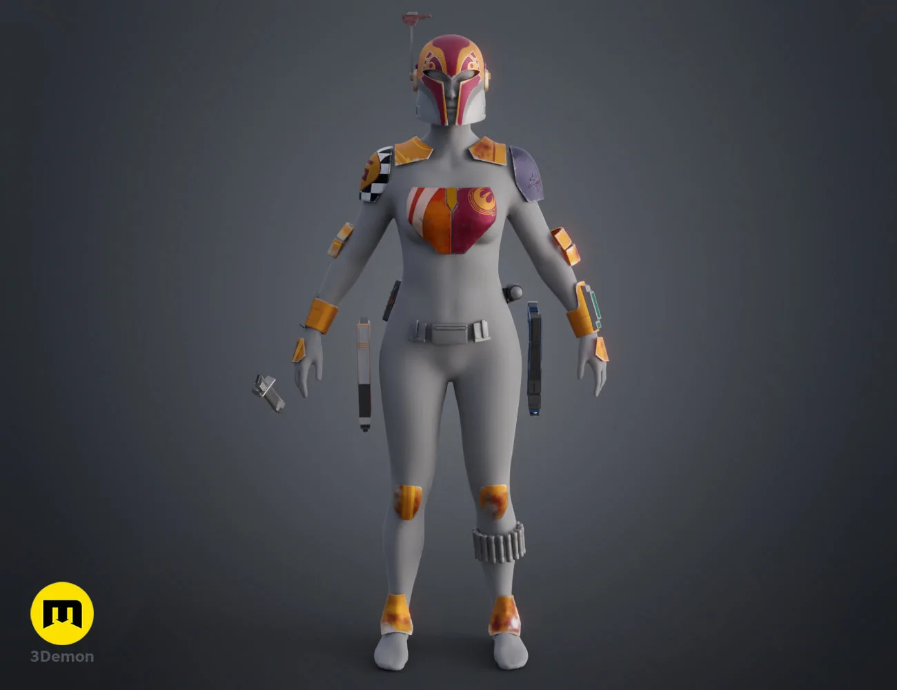 Sabine Wren Cosplay Bundle STL | 3D Print | 3Demon