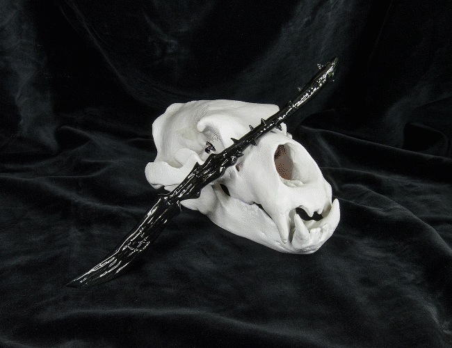 Death Eater Blackthorn Wand — 3D printable STL model