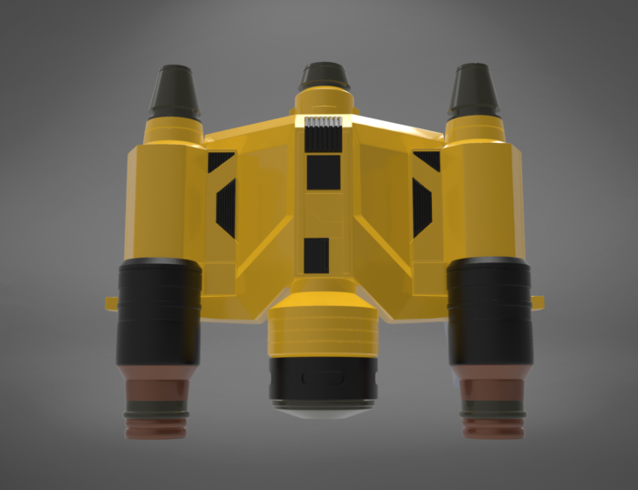 Heavy Infantry Mandalorian Jetpack — 3D printable STL model