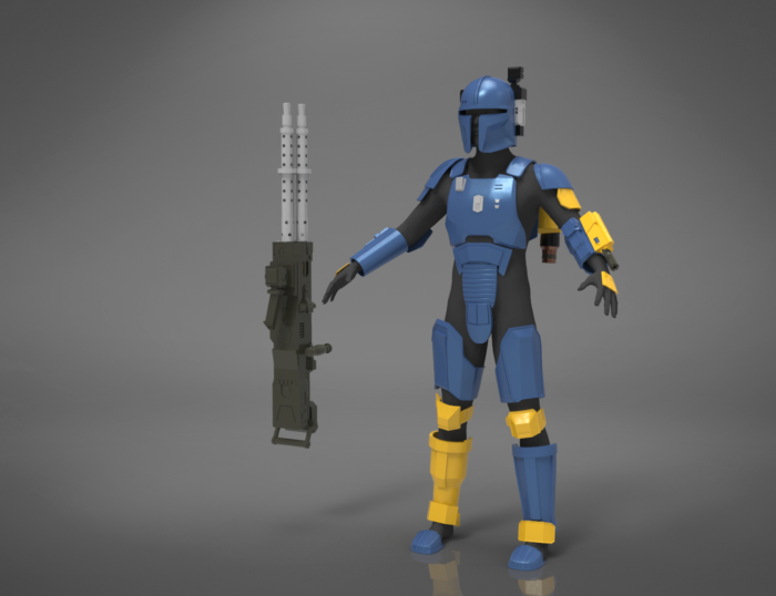 Heavy Infantry Mandalorian Bundle — 3D printable STL model