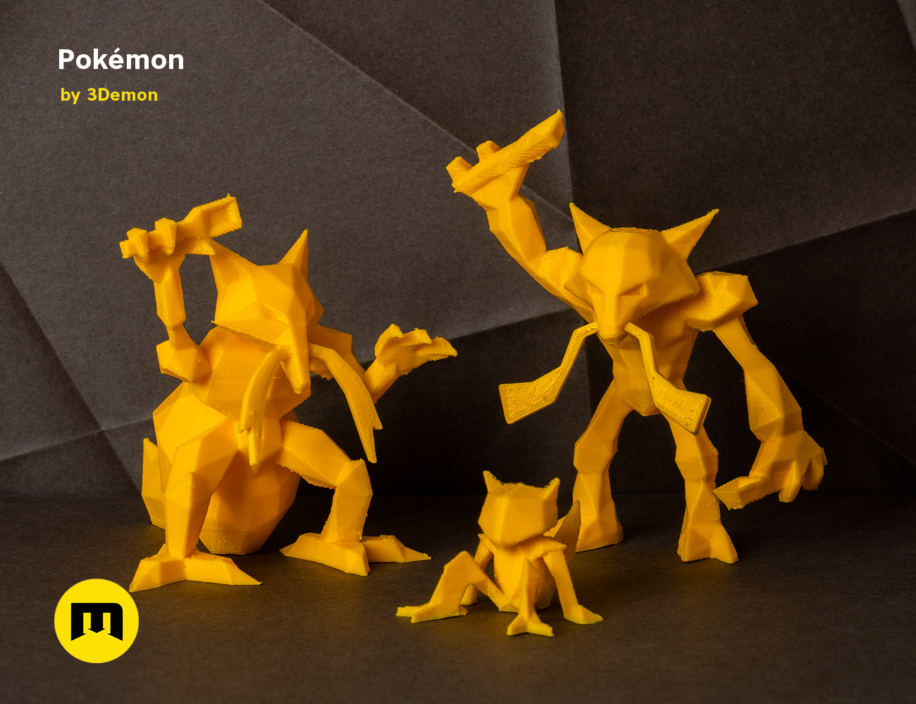 Pokemon - Hitmonlee with 2 poses 3D model 3D printable