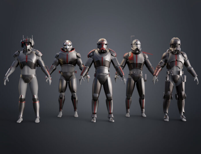 The Bad Batch - Star Wars — 3D printable STL model