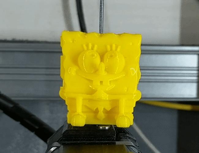 SpongeBob SquarePants Filament Dust Filter — 3D printable STL model