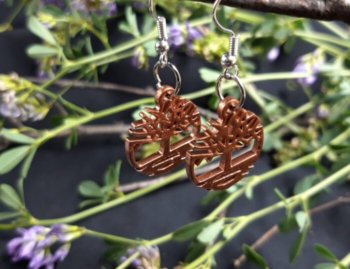 Celtic Tree Of Life Earrings Design B