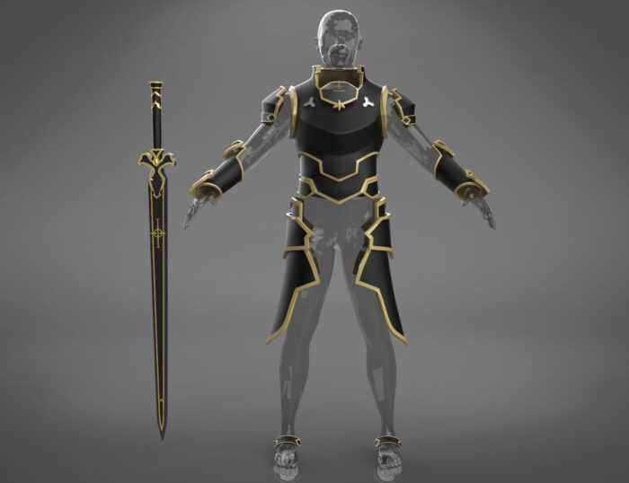 Kirito’s Integrity Knight armor - Sword Art Online — 3D printable STL model