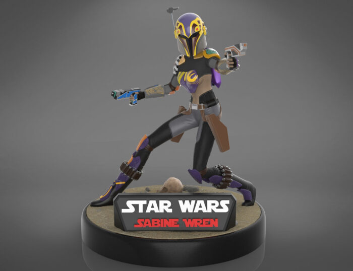 Sabine Wren Figure — 3D printable STL model