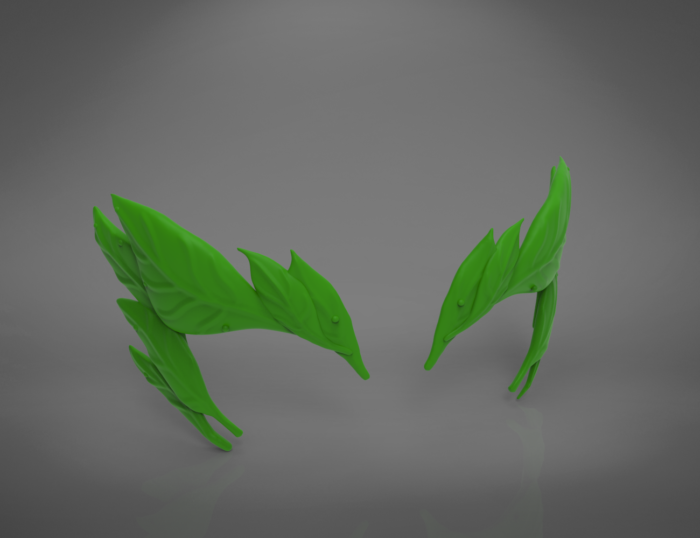 Poison Ivy eyebrows — 3D printable STL model