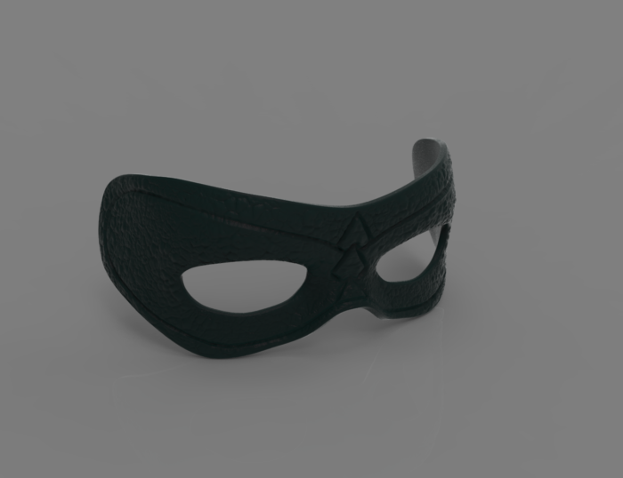 Arrow mask — 3D printable STL model