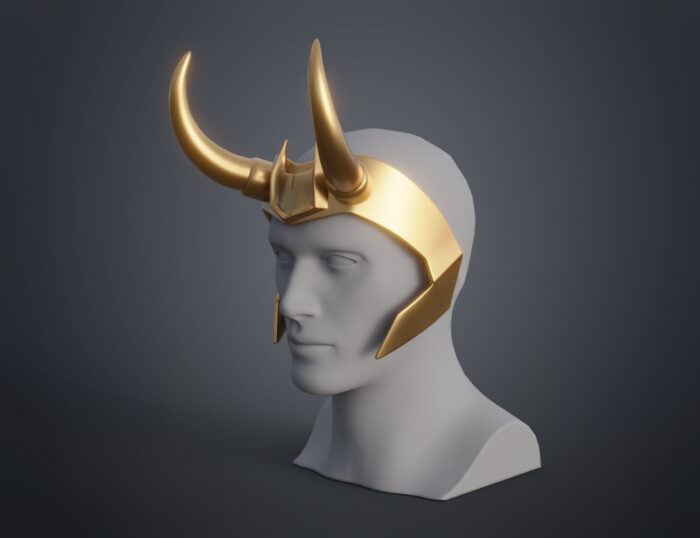 Loki horns Headband — 3D printable STL model