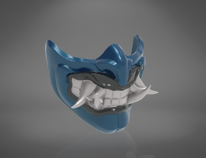 Sub Zero Grandmaster’s Icy Mask — 3D printable STL model