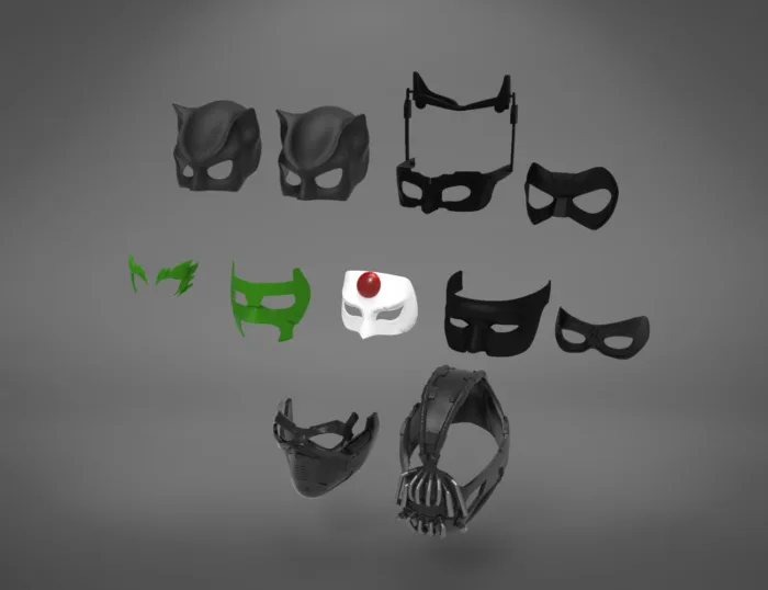 DC and Marvel masks bundle
