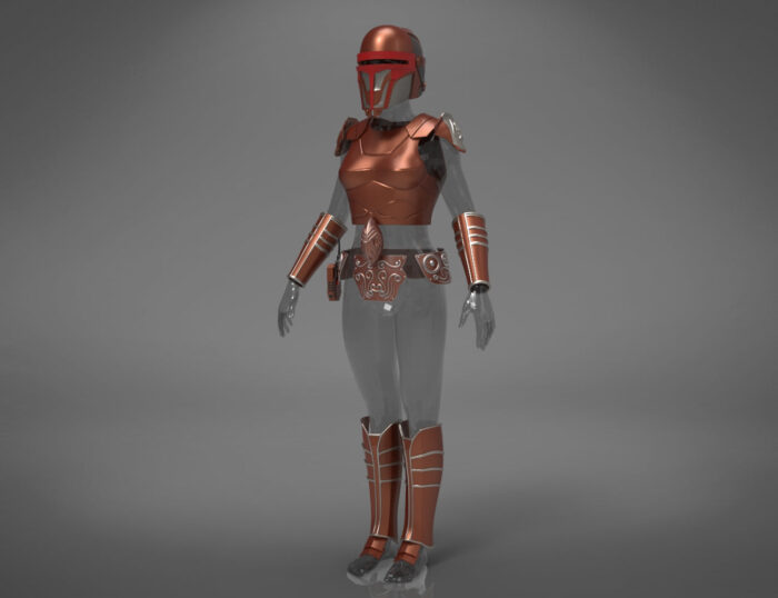 Revan Female Armor — 3D printable STL model