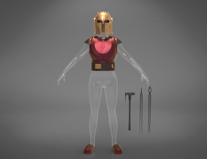 Mandalorian armorer - cosplay bundle — 3D printable STL model
