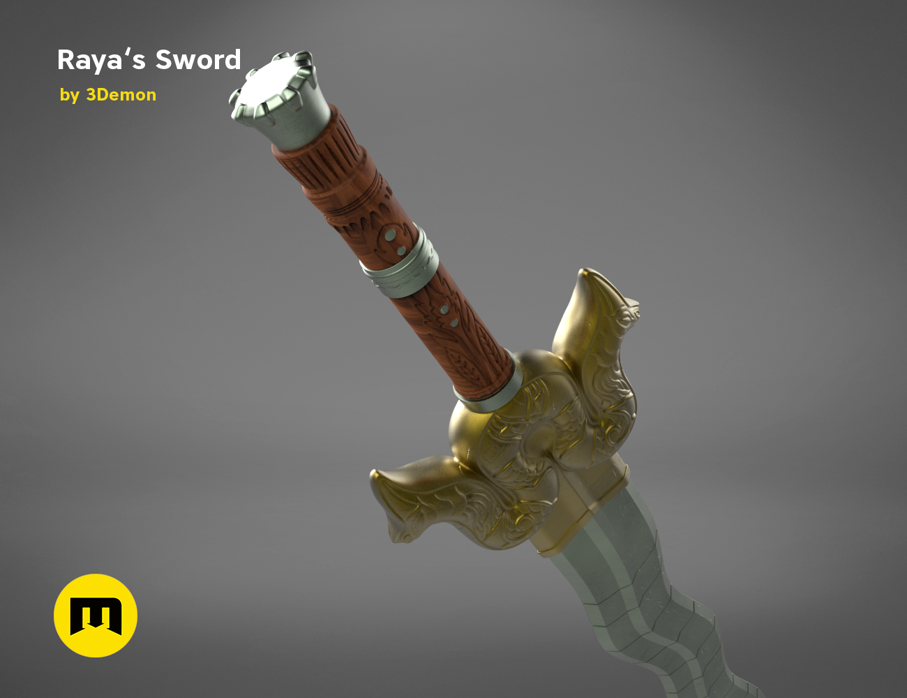 Raya's sword – 3Demon - 3D print models download