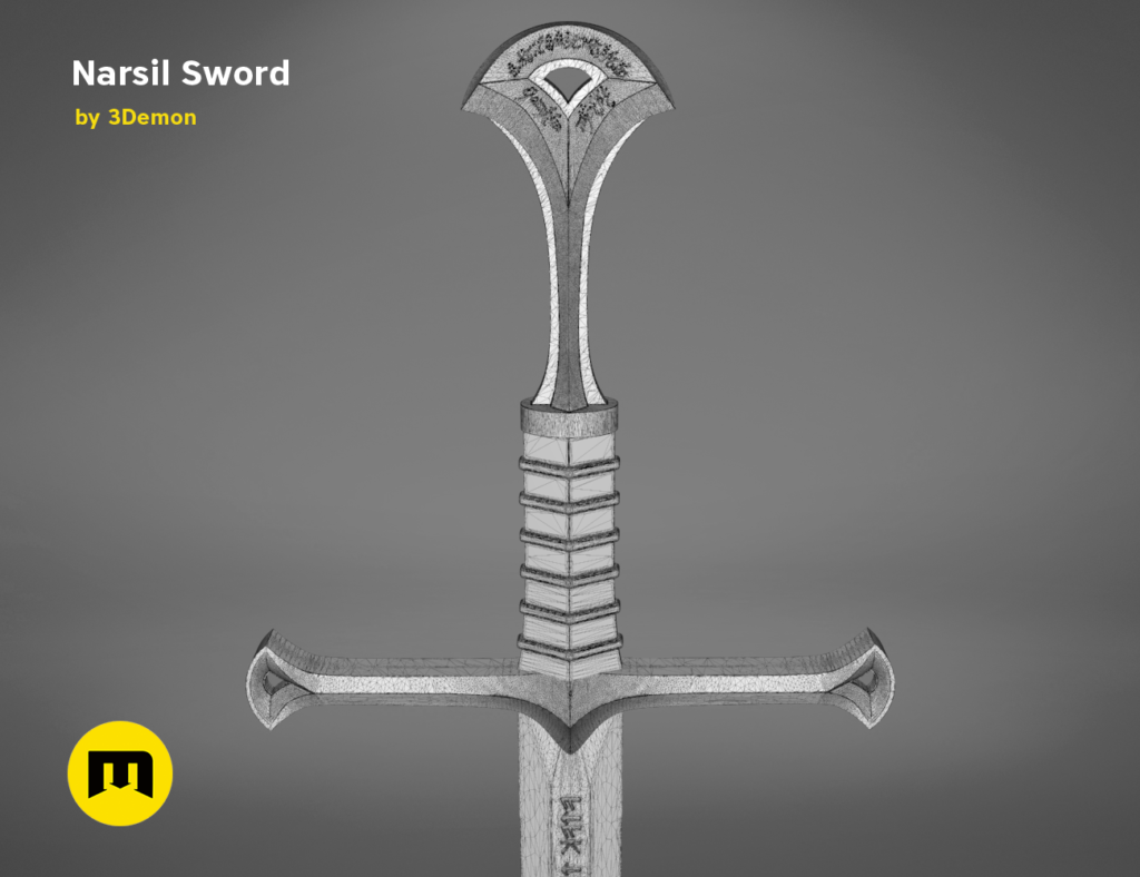 Narsil Sword – 3Demon - 3D print models download