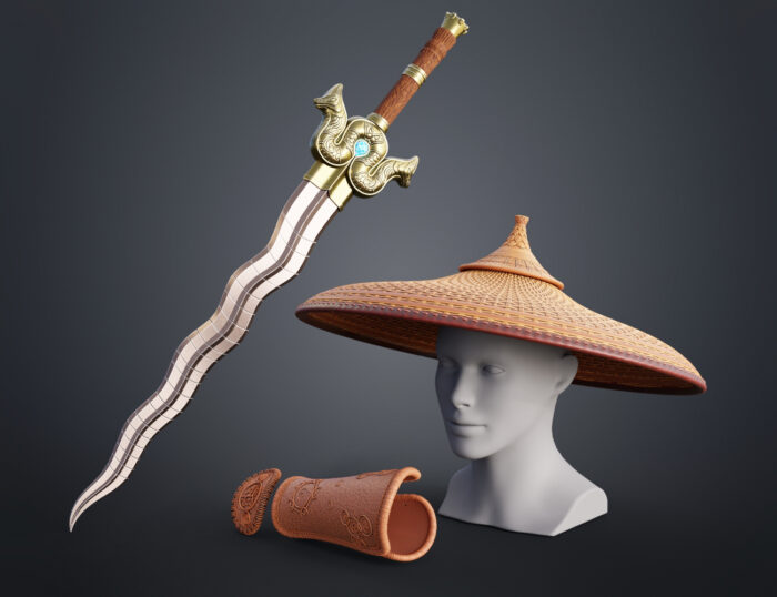 Raya and the Last Dragon cosplay set — 3D printable STL model