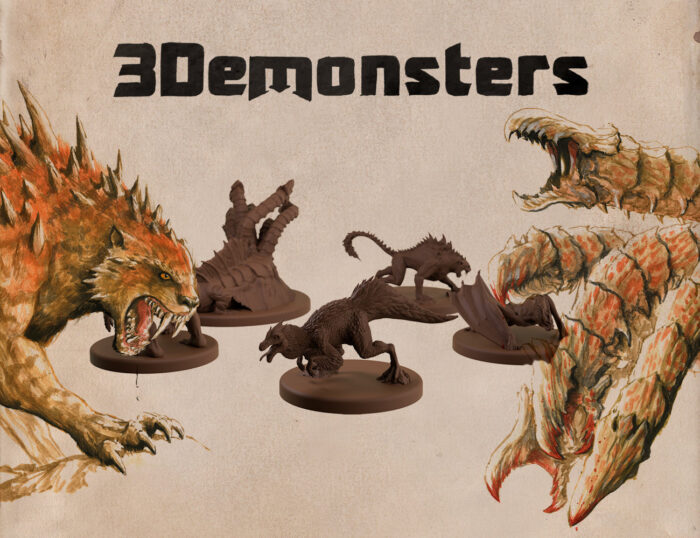 3Demosters Miniatures — 3D printable STL model