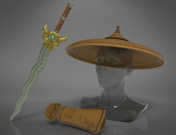 Raya and the Last Dragon cosplay set — 3D printable STL model