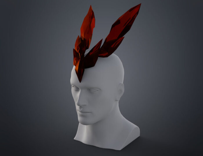Crystal Horns — 3D printable STL model