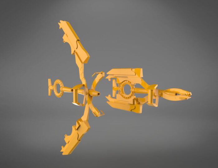 Omega's Zygerrian bow-blaster (The Bad Batch) — 3D printable STL model