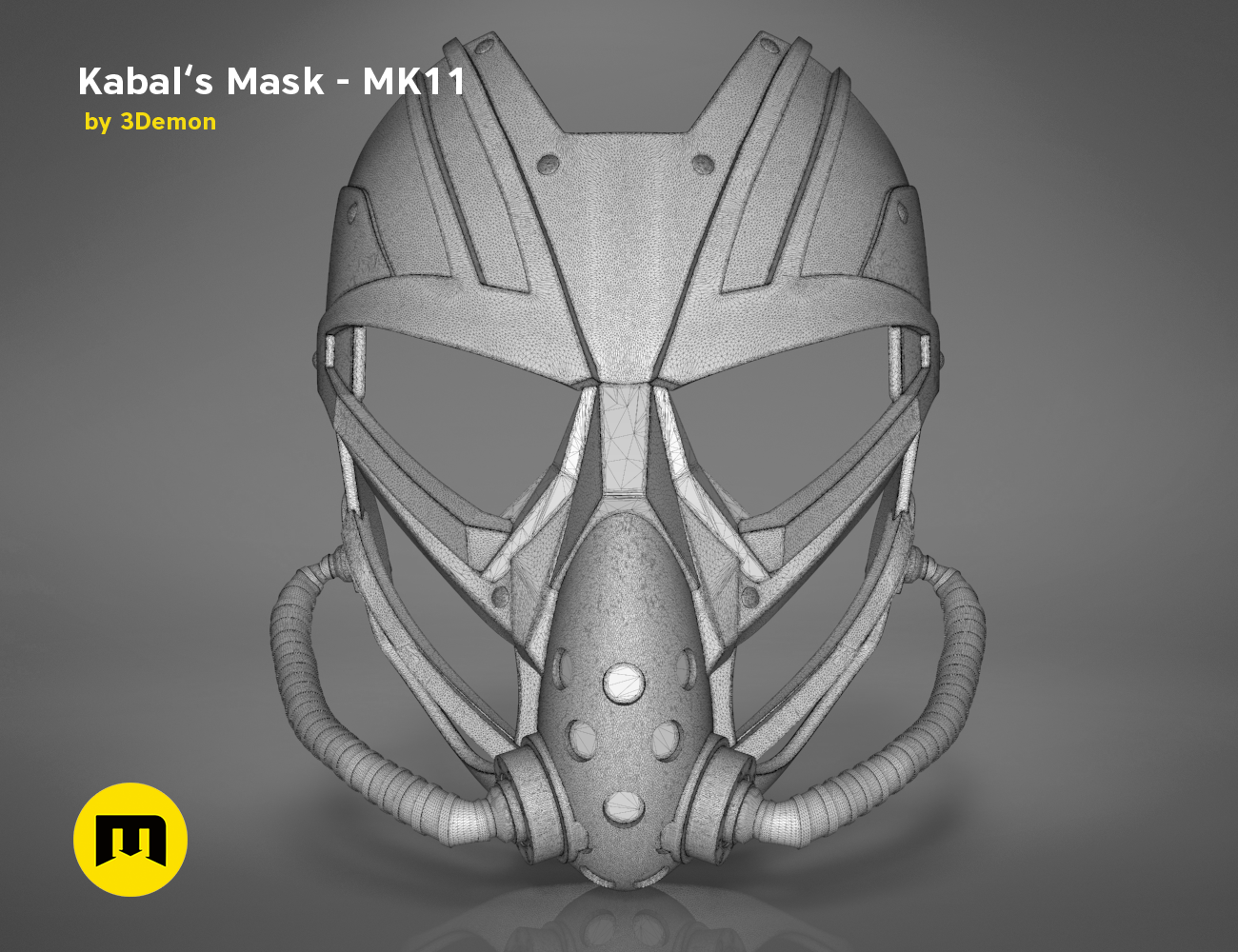 Pink Gas Mask – 6 underground – 3Demon - 3D print models download