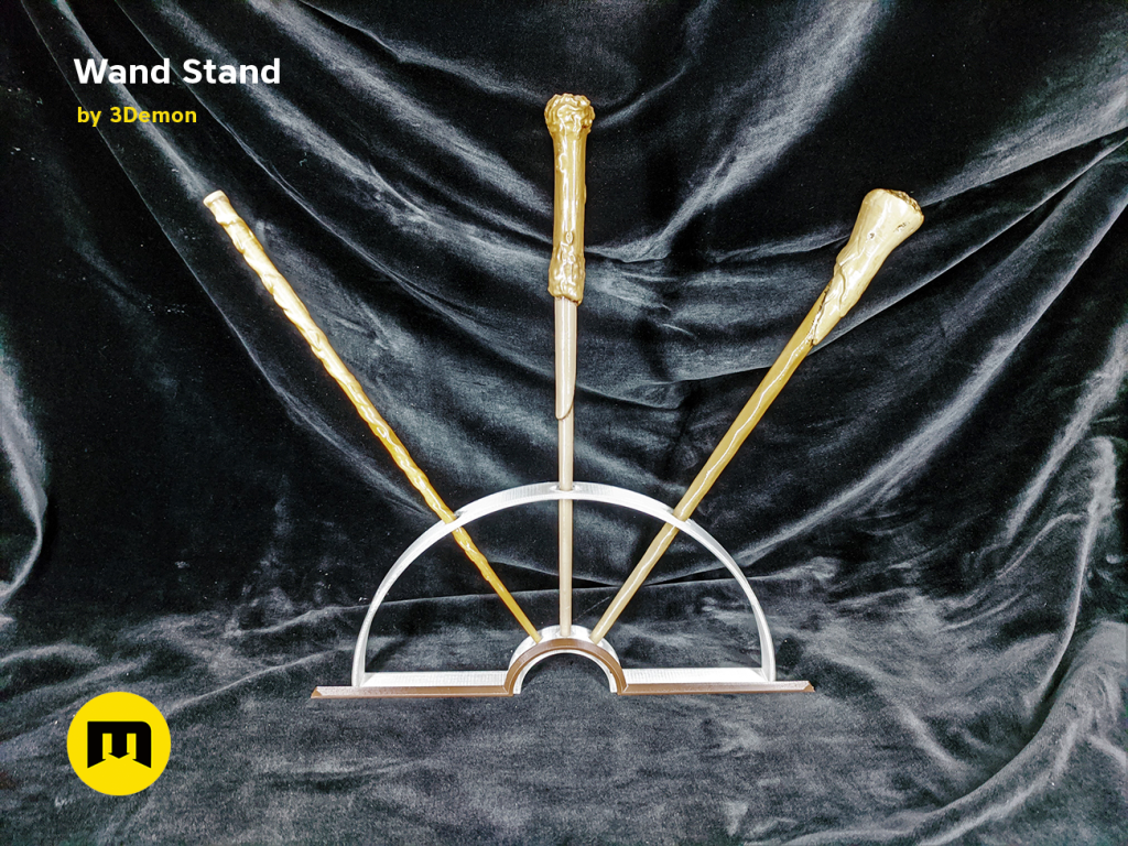 Open Book Harry Potter Wand Stand 3Demon 3D print