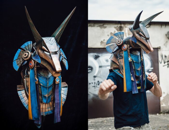 Anubis Helmet — 3D printable STL model