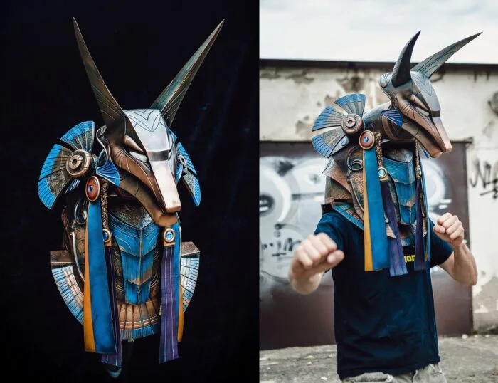 Anubis Helmet — 3D printable STL model