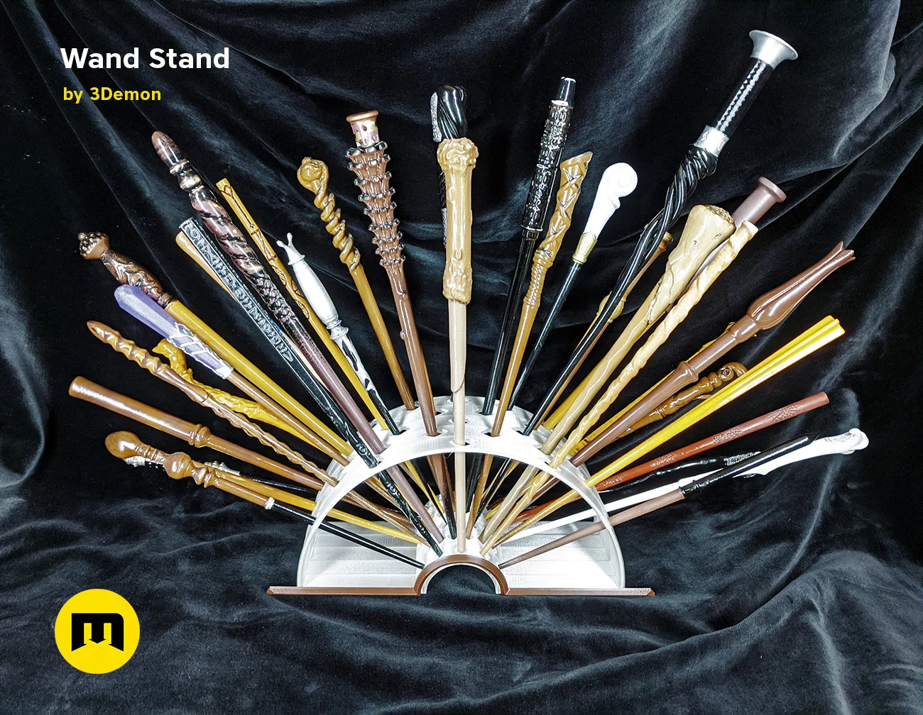 Open Book Harry Potter Wand Stand STL | 3D Print | 3Demon