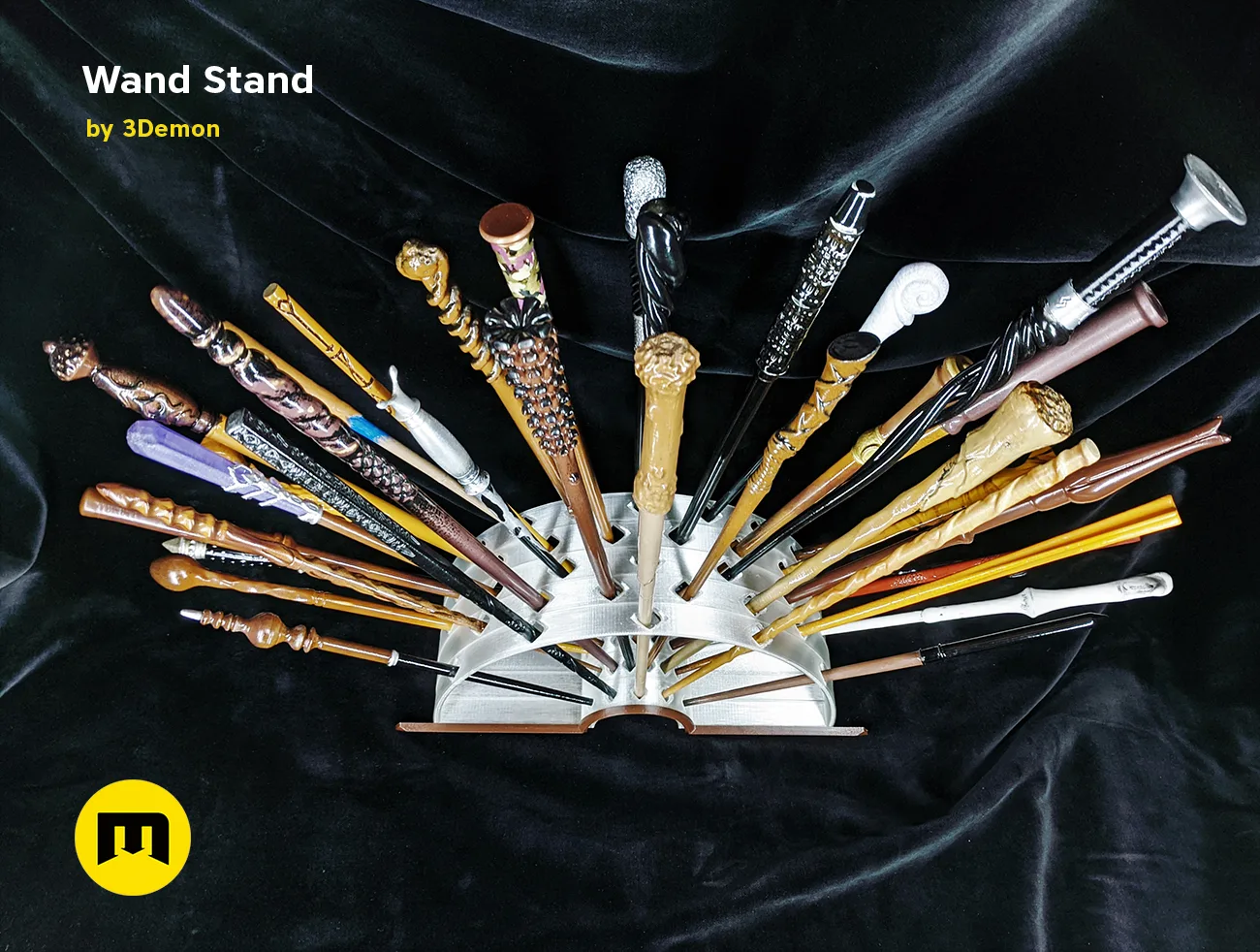 【みんみん8/29まで】WANDS ライブフォトブック 3冊セット Open Book Harry Potter Wand Stand STL | 3D Print | 3Demon