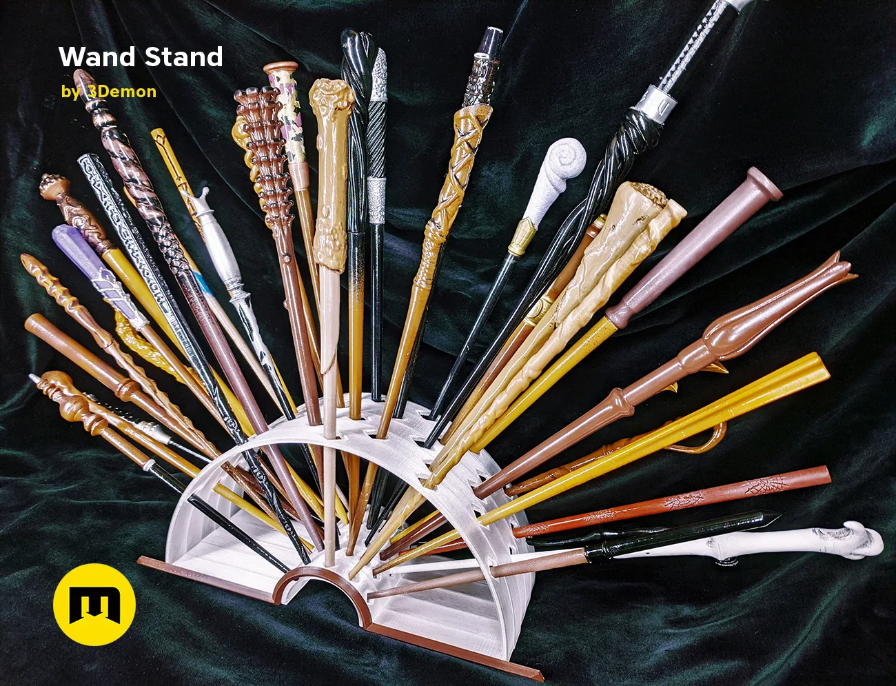 Open Book Harry Potter Wand Stand STL | 3D Print | 3Demon