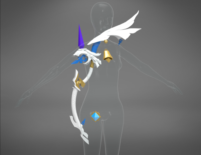 Ganyu’s Amos Bow - Genshin Impact — 3D printable STL model