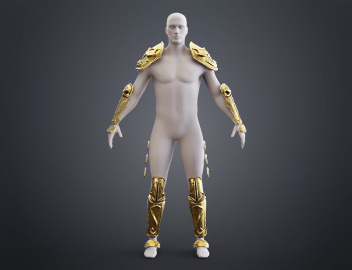 Blood Omen Legacy of Kain  - Golden Armor — 3D printable STL model