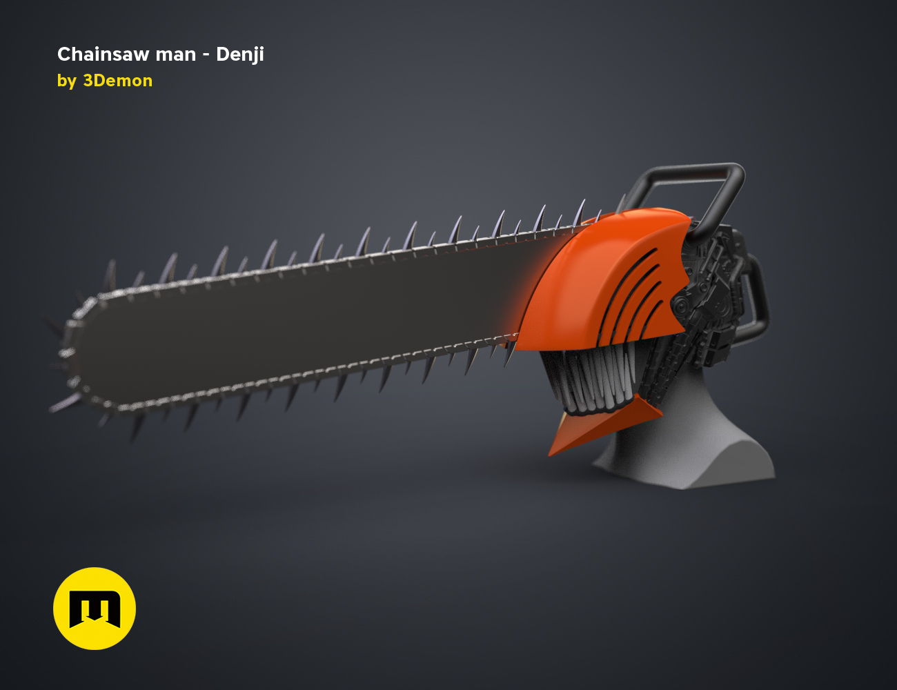 3D file Chainsaw Man Full Form Devil Helmet - Denji Cosplay 🪚・3D printable  model to download・Cults