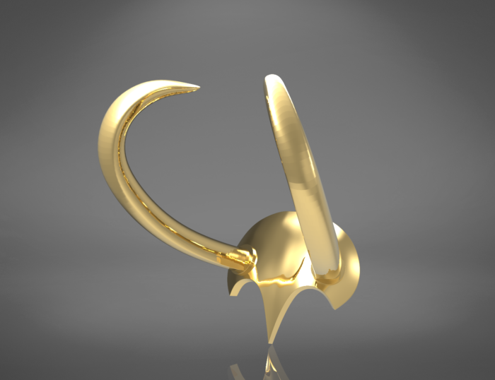 Loki cat helmet