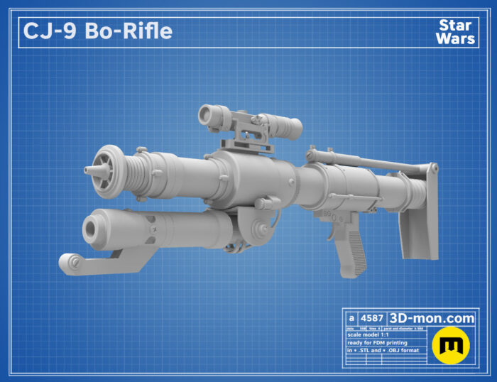 CJ-9 Bo-Rifle — 3D printable STL model