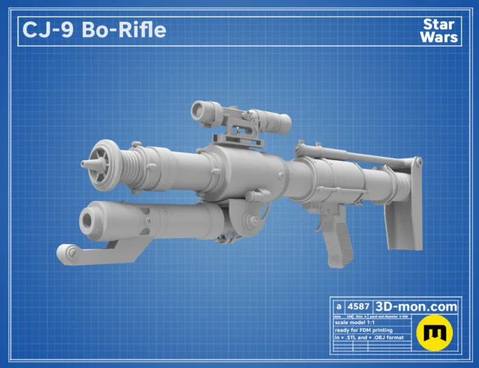 CJ-9 Bo-Rifle — 3D printable STL model