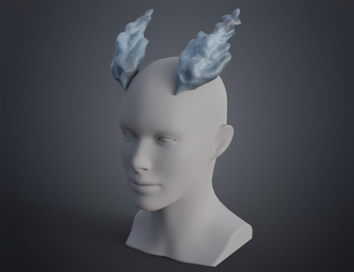Cloud Beast Horns — 3D printable STL model