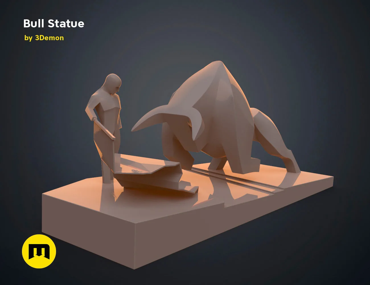 Dune Bull Statue - Bullfighter - Image 33