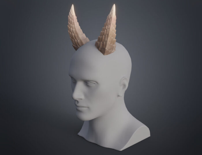 Faun Horns — 3D printable STL model