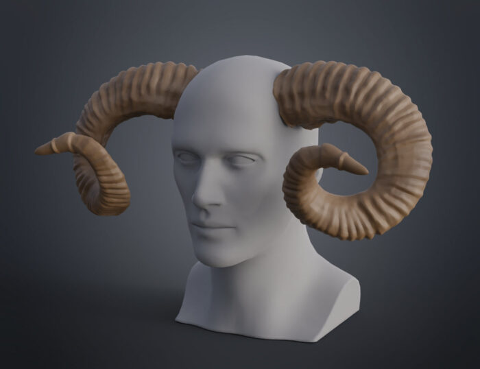 Mountain sheep Horns — 3D printable STL model