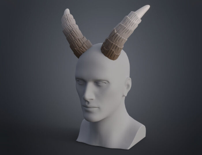 Rock Beast horns — 3D printable STL model