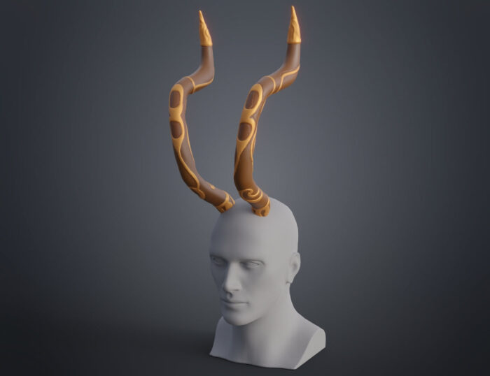 Satyr Horns — 3D printable STL model
