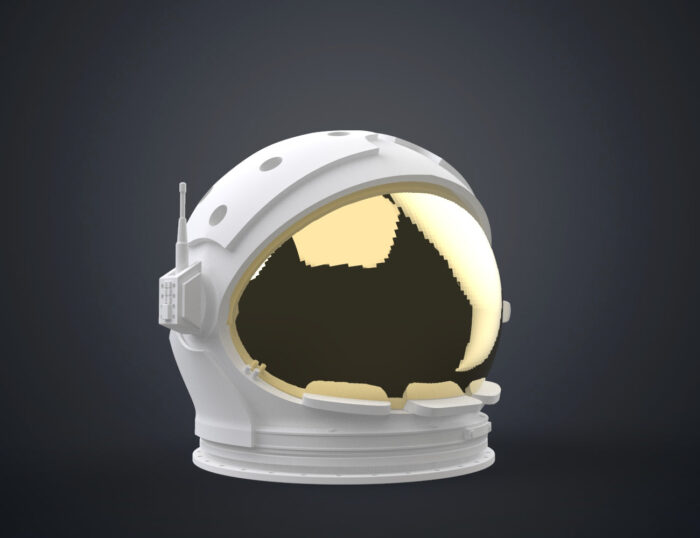 Astronaut space helmet — 3D printable STL model