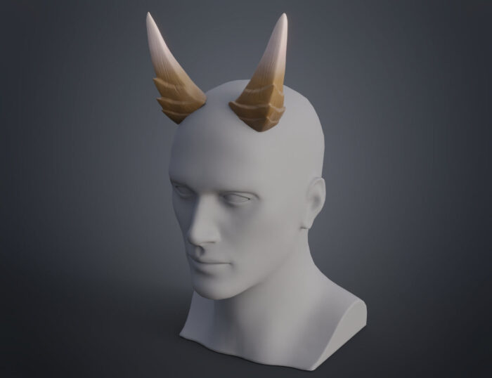 Viper Horns — 3D printable STL model