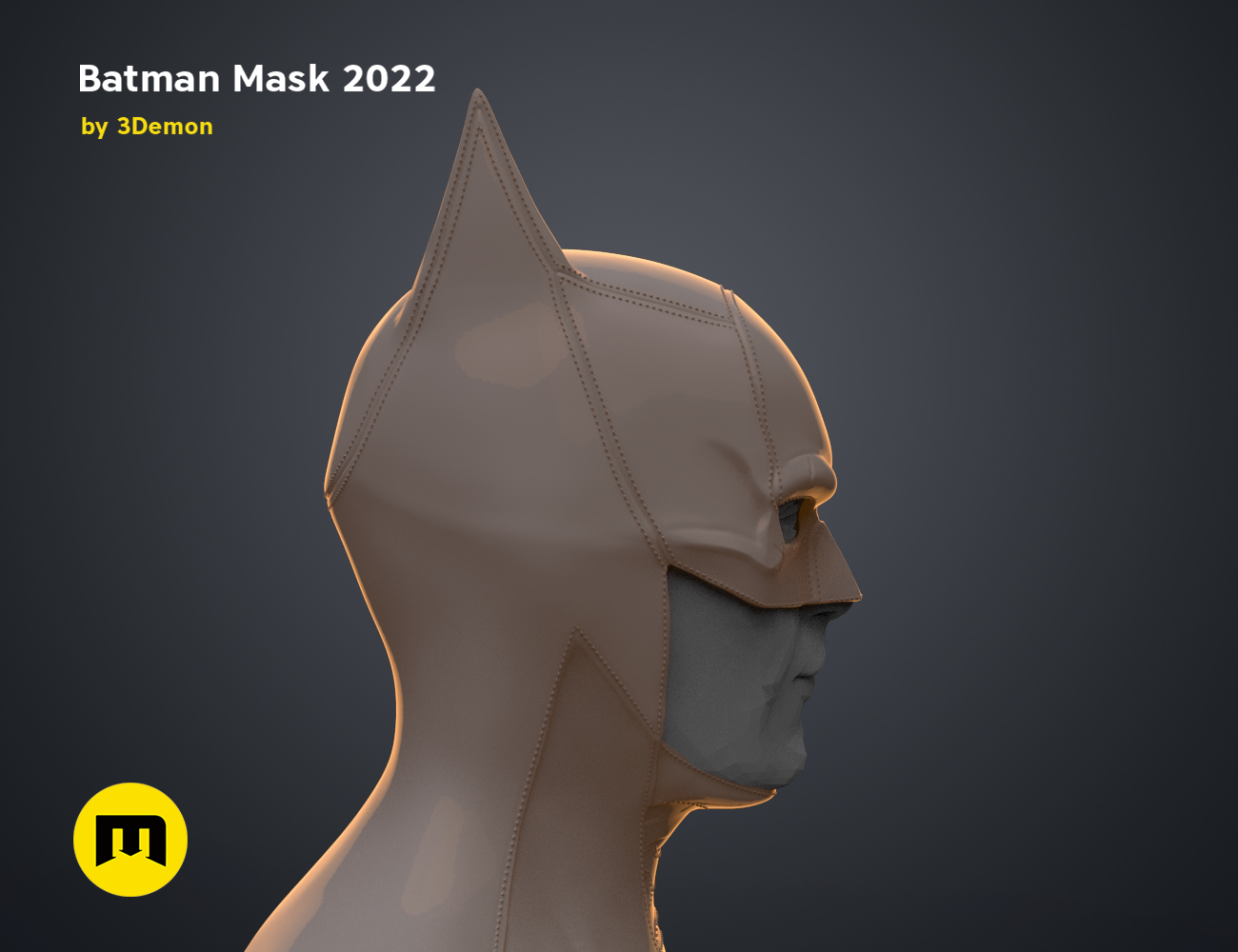 Batman Mask – The Batman – 3Demon - 3D print models download