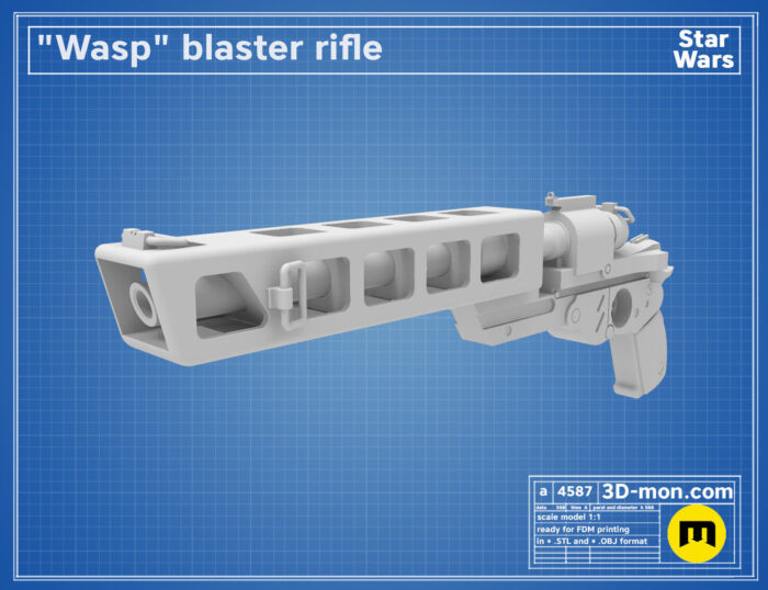 Wasp Blaster — 3D printable STL model