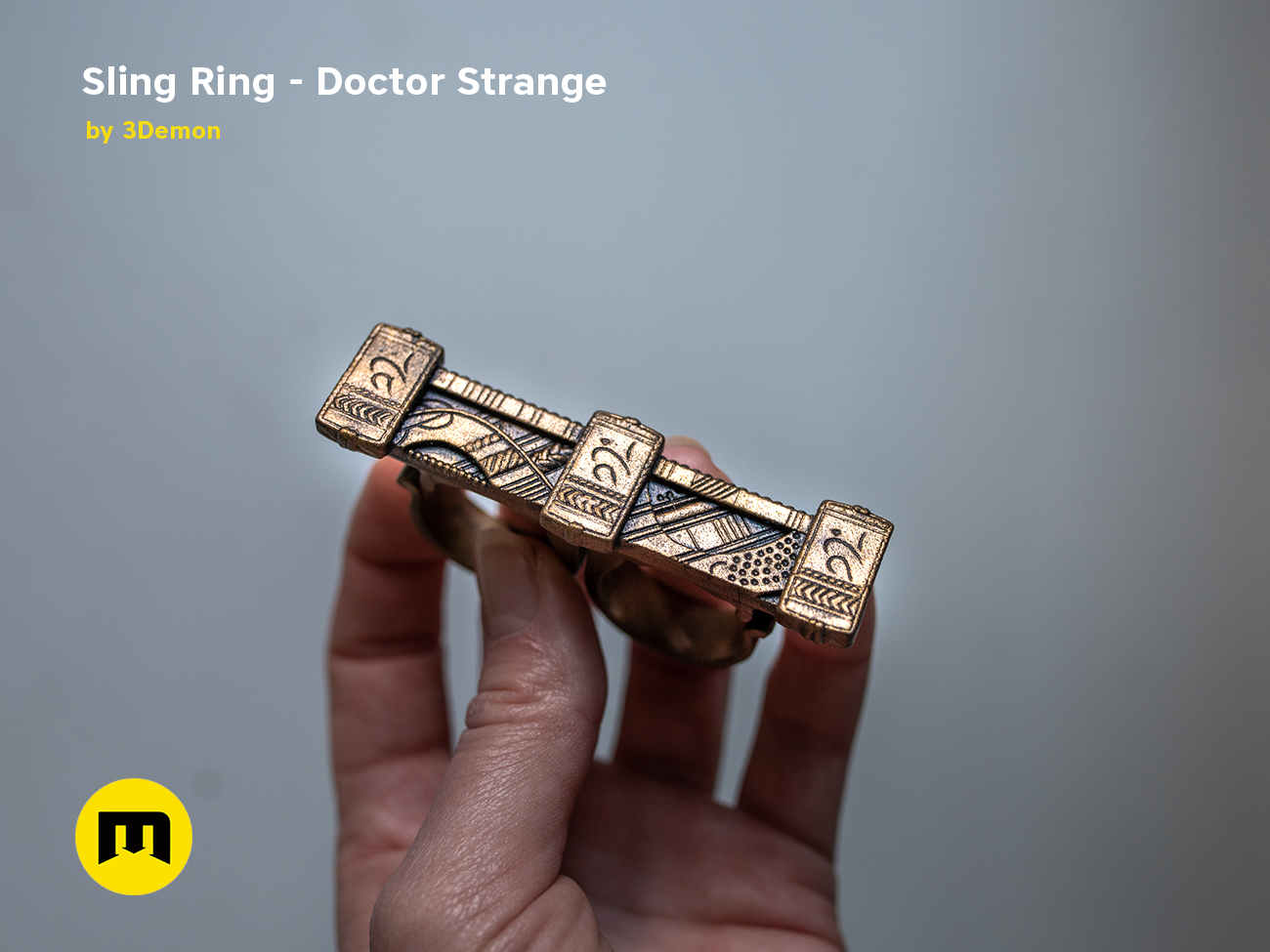 Dr Strange Sling Ring Antique Gold Made From Metal - Etsy